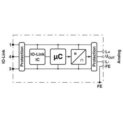 AXL E IOL AO1 U M12 S - Phoenix Contact - 2700350 - изображение 3