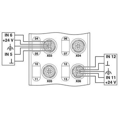 AXL E PN DI16 M12 6P - Phoenix Contact - 2701510 - изображение 2