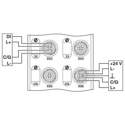 AXL E PB IOL8 DI4 M12 6P - Phoenix Contact - 2701503 - изображение 2