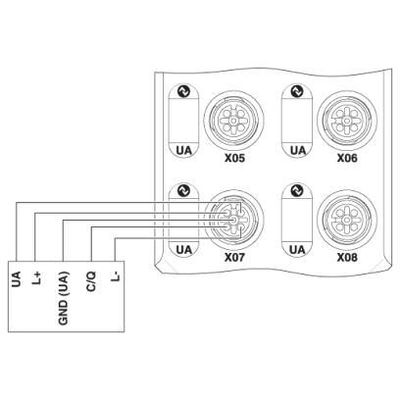 AXL E PB IOL8 DI4 M12 6P - Phoenix Contact - 2701503 - изображение 3