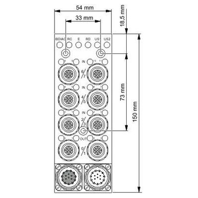 IBS IP CDIO/R 24-8 - Phoenix Contact - 2719467 - изображение 3