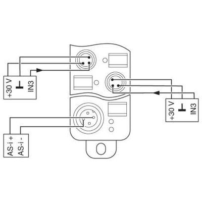 FLX ASI DI 4 M8 - Phoenix Contact - 2773403 - изображение 2