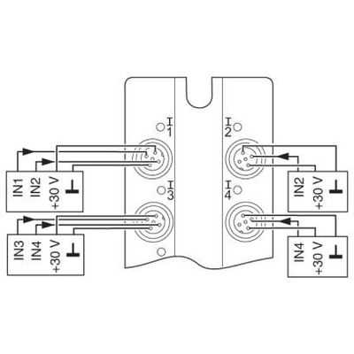 FLX ASI DI 4 M12 - Phoenix Contact - 2773429 - изображение 2