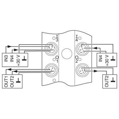 FLX ASI DIO 4/3 M12-2A - Phoenix Contact - 2773445 - изображение 2