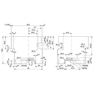 ME 22,5 F-UT BUS/ 5 KMGY - Phoenix Contact - 2890771 - изображение 2