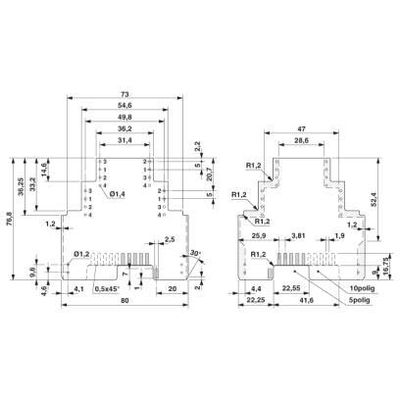 ME 22,5 F-UT BUS/ 5 KMGY - Phoenix Contact - 2890771 - изображение 3