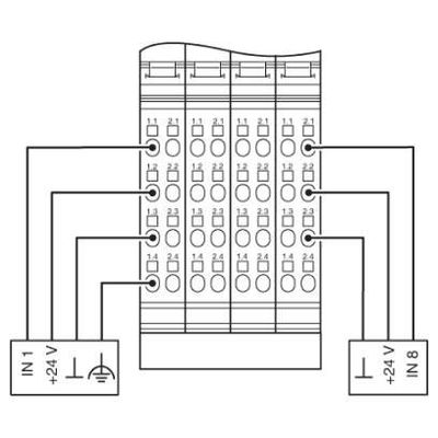 IB IL DI 8/S0-PAC - Phoenix Contact - 2897020 - изображение 2