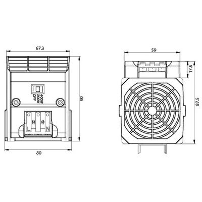 CSL 028 200/400 Вт - Термостатоф - 13070.0-00.2 - изображение 2
