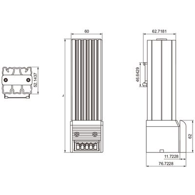 HGL 046 400 Вт - Термостатоф - 04641.0-00.2 - изображение 2