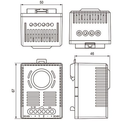 SM 010 48VDC - Термостатоф - 01002.0-00.2 - изображение 2