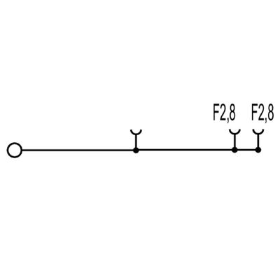 WDU 2.5 F 2X2.8 - Weidmueller - 1021800000 - изображение 2