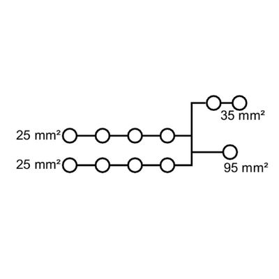 WPD 107 1X95/2X35+8X25 GY - Weidmueller - 1562220000 - изображение 2