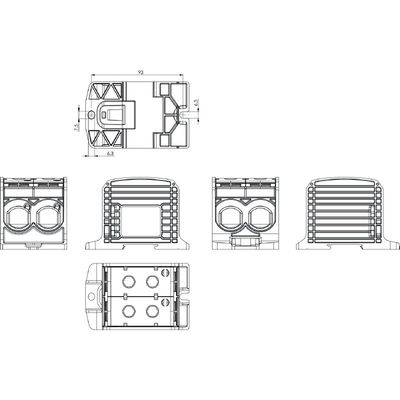 WPD 232 2X185/2X185 BL - Weidmueller - 2502810000 - изображение 5