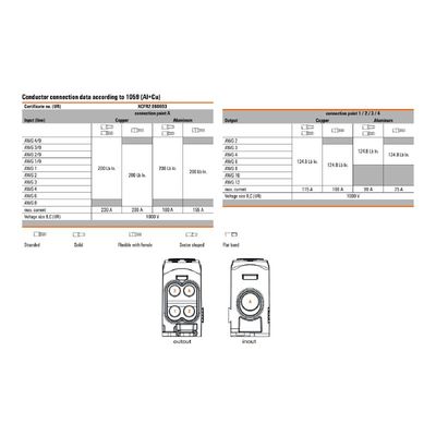 WPD 111 1X95/4X35 GY - Weidmueller - 2603790000 - изображение 4