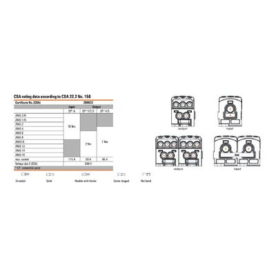 WPD 106 1X70/2X25+3X16 RD - Weidmueller - 2725340000 - изображение 5