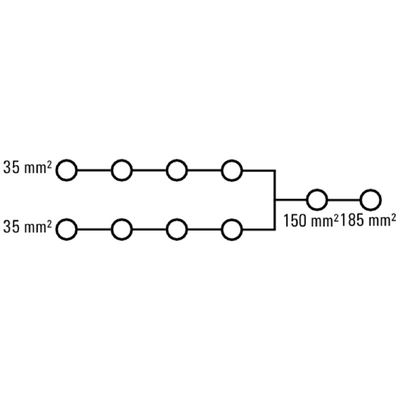 WPD 113 1X185+1X150/8X35 BK - Weidmueller - 2730360000 - изображение 2