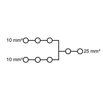 WPD 100 2X25/6X10 BN - Weidmueller - 2814500000 - изображение 2