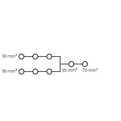 WPD 110 1X70+1X35/6X16 BN - Weidmueller - 2814520000 - изображение 2