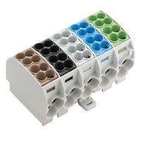 WPD 501 2X25/2X16 1XBN/BK/GY/BL/GN - Weidmueller - 2976330000